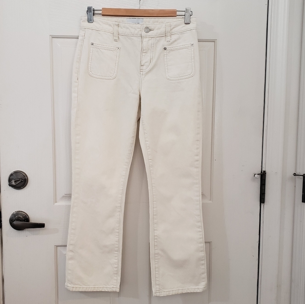 Current Elliott The Cropped Boot Jeans size 26